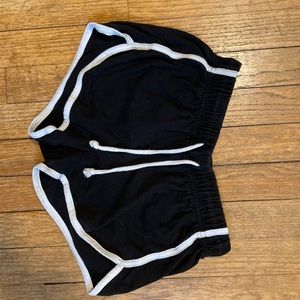 Black lounge shorts
